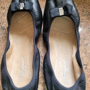 Salvatore Ferragamo My Joy Ballet Flats.  Like New.  Sz 10